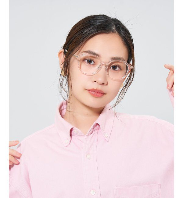  「ボストン型メガネ｜レディース 女性用 可愛い リボン パステル｜Zoff｜SWEET レンズ交換券付」|メガネ|