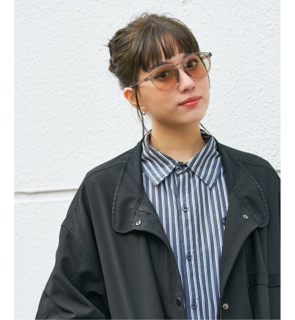  「【WEB限定】ボストン型 調光サングラス | カラーレンズ 軽量 紫外線対策 UVカット レンズの色が変わる」|サングラス|