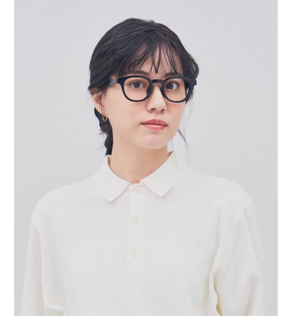  「ウェリントン型 メガネ｜軽量素材｜ボスリントン｜伊達メガネ|ユニセックス 小顔効果  レンズ交換券付」|メガネ|