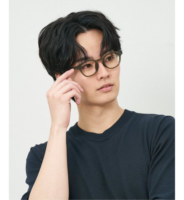  「ウェリントン型 メガネ｜軽量素材｜ボスリントン｜伊達メガネ|ユニセックス 小顔効果  レンズ交換券付」|メガネ|