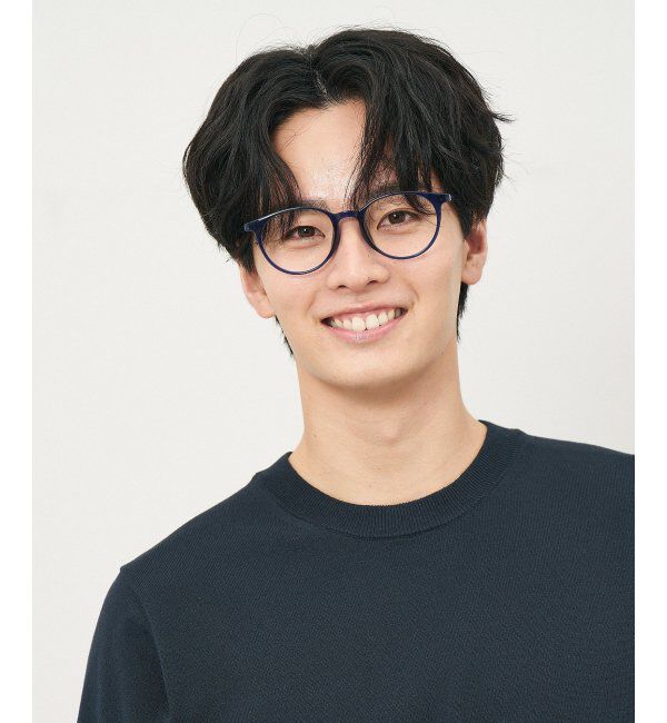  「ボストン型 メガネ｜クリアカラー｜伊達メガネ 度付きメガネ｜ユニセックス  レンズ交換券付」|メガネ|