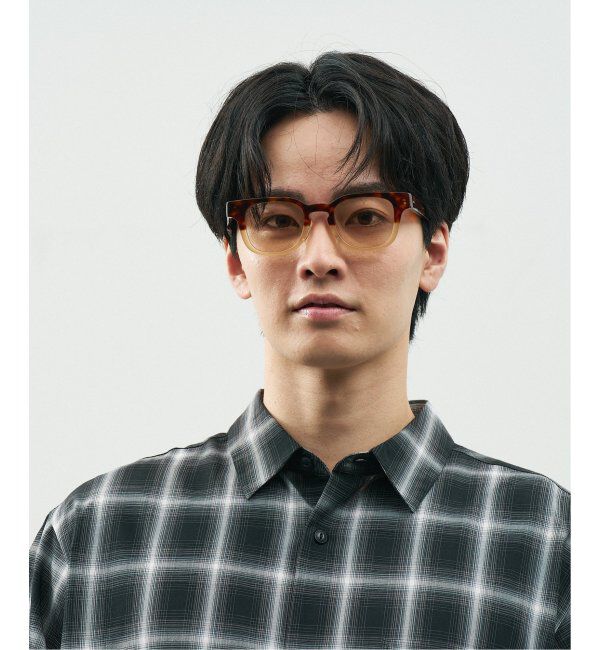  「Zoff｜JOURNAL STANDARD relume ウェリントン型 サングラス 紫外線防止 UVカット｜ジャーナルスタンダード」|サングラス|茶系デミ1