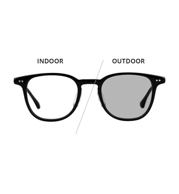  「【WEB限定】Zoff｜JOURNAL STANDARD relume 調光サングラス 紫外線防止 UVカット｜ジャーナルスタンダード」|サングラス|ブラック