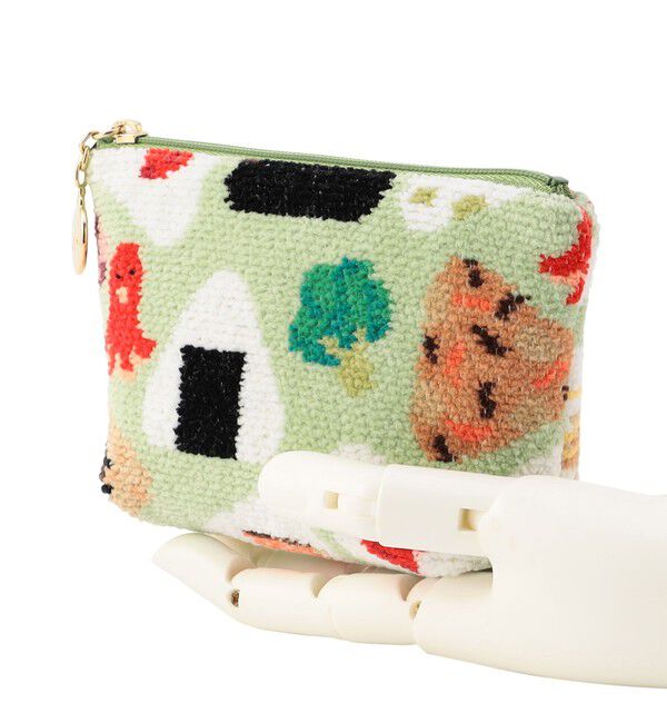 LOVERARY BY FEILER「オムスビコロリン　ポーチ　L/OMK-233114」|ポーチ|