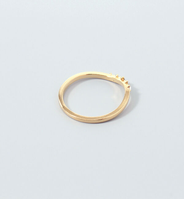  「Ligne ウェーブ 5粒 リング」|リング|