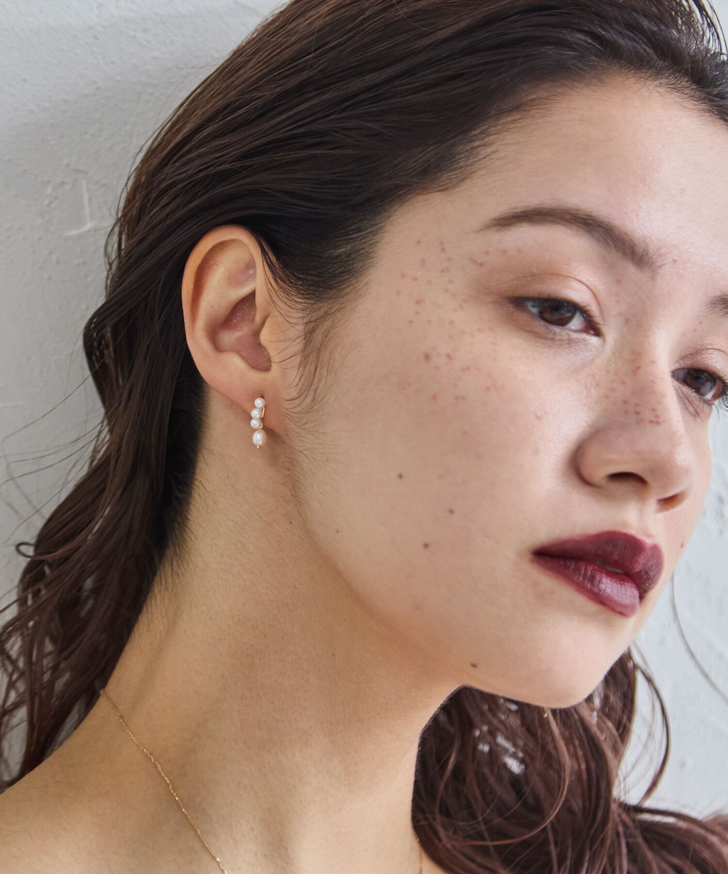 JUPITER「【K10】淡水パールイヤリング」|イヤリング|