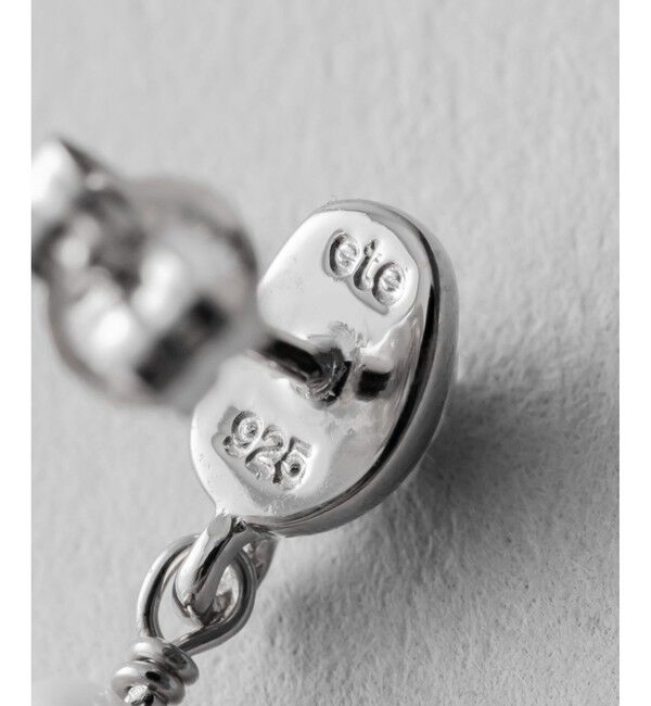 ete「パール ストレートライン ピアス」|ピアス|