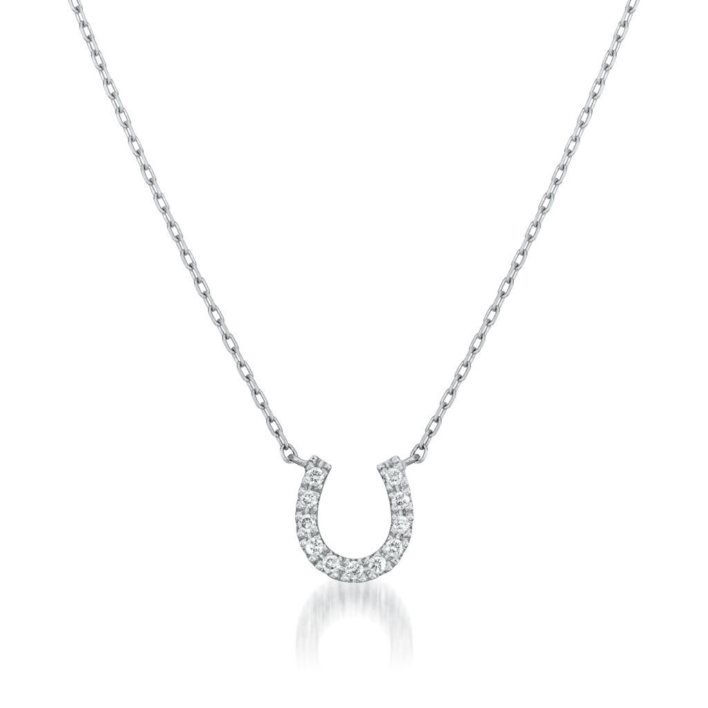 STAR JEWELRY「DIAMOND HORSESHOE NECKLACE」|ネックレス|プラチナ