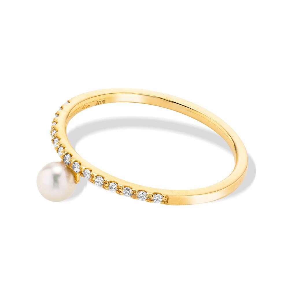 STAR JEWELRY「DIAMOND & BABY AKOYA RING」|リング|