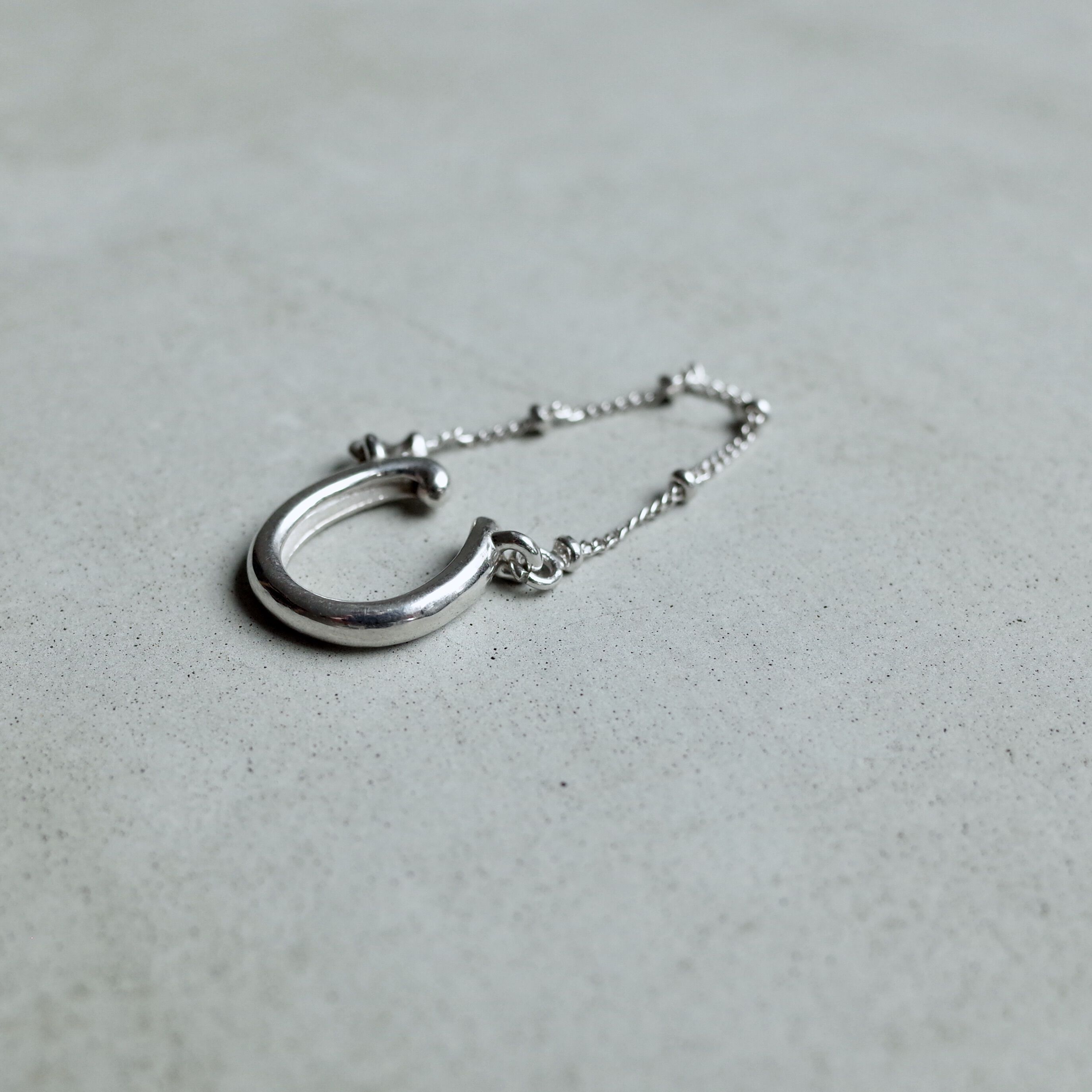 warmth「Flat AddChain Ear Cuff」|イヤーカフ|シルバー
