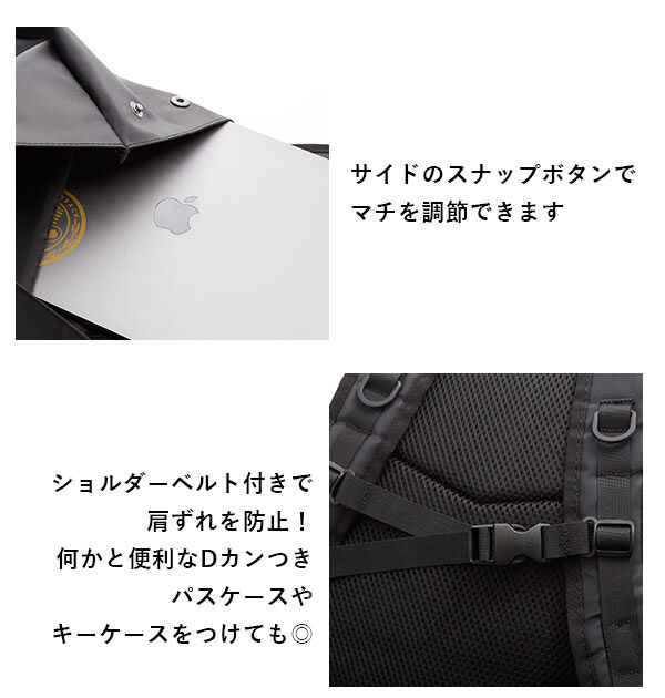 anello「アネロ リュック メンズ 通販 サイズ 大容量 ブラック 黒 通学 通勤 ポリエステル おしゃれ」|リュック|