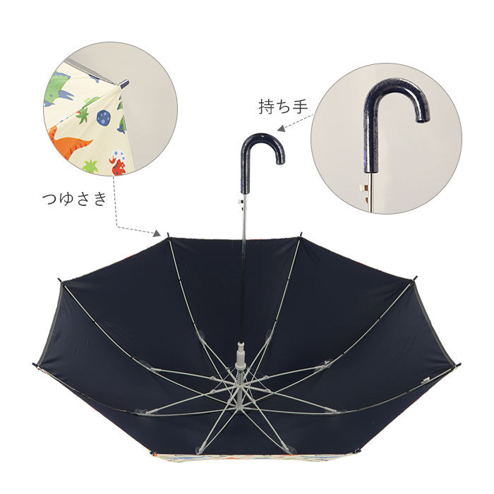 BACKYARD FAMILY「傘 子供用 55cm 通販 男の子 女の子 軽量 丈夫 グラスファイバー骨 長傘 日傘 雨傘」|その他ベビー用品|