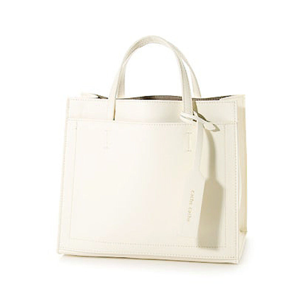 cache cache「カシュカシュ トートバッグ 通販 レディース 可愛い おしゃれ 通勤 バッグ 手提げ きれいめ」|トートバッグ|ホワイト1