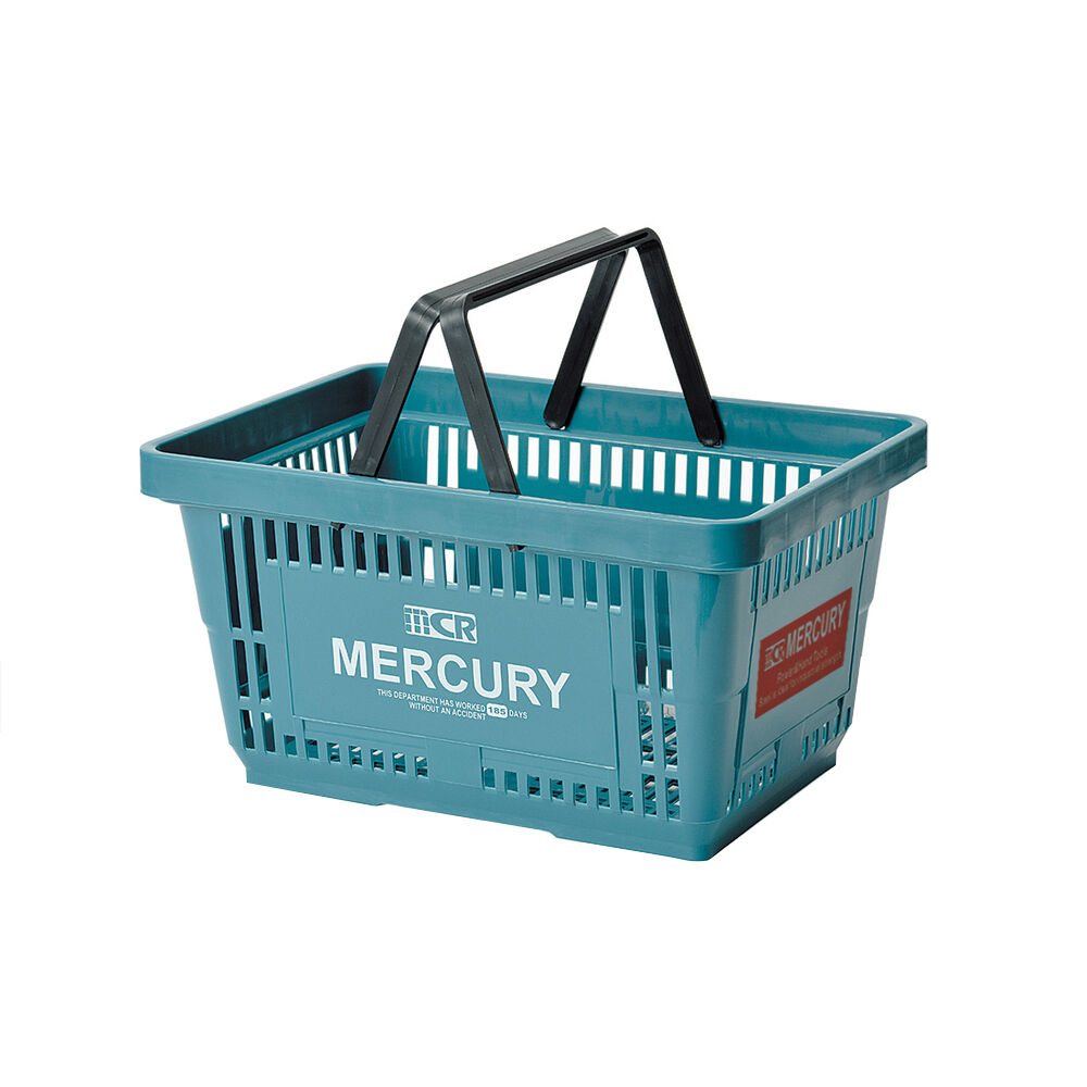 MERCURY「マーキュリー 雑貨 通販 買い物かご 買い物カゴ かご バスケット 大きい MERCURY」|その他|ブルー1