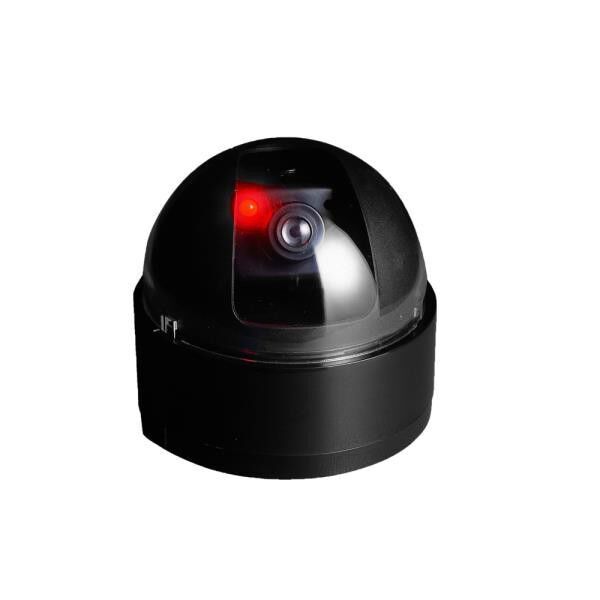 BACKYARD FAMILY「防犯カメラ ダミー 通販 家庭用 屋外 ワイヤレス 設置 監視 センサー ライト ドーム型 LED」|その他|ブラック1