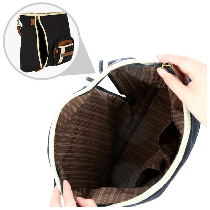 BACKYARD FAMILY「ショルダーバッグ キャンバス 通販 メンズ 斜めがけ かっこいい a4 縦 横 大きめ 通勤 通学」|ショルダー・メッセンジャー|