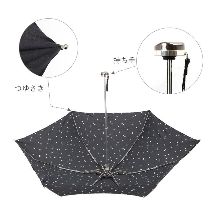 BACKYARD FAMILY「折りたたみ傘 レディース 通販 because 傘 軽量 ブランド 折り畳み傘 晴雨兼用 50cm」|傘|