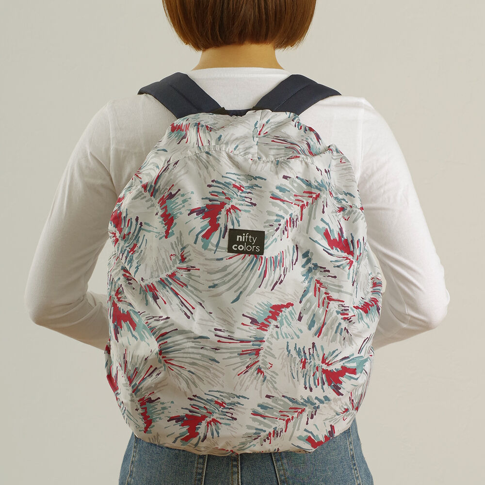 BACKYARD FAMILY「レインカバー バッグ 通販 リュックカバー レイン 自転車 前 雨よけ バックパック カゴカバー」|リュック|グレー1