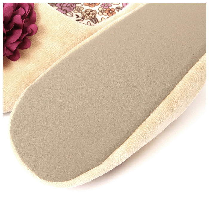 BACKYARD FAMILY「ルームシューズ レディース かわいい 通販 花柄 ウォッシャブル  洗える 低反発ウレタン」|ルームシューズ|