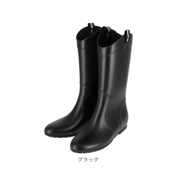 BACKYARD FAMILY「レインブーツ レディース ロング 通販 レインシューズ 長靴 おしゃれ シンプル ロング丈 雨靴」|レインシューズ|