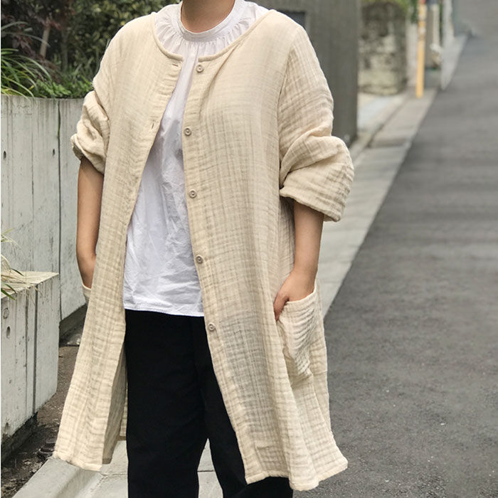 BACKYARD FAMILY「割烹着 おしゃれ 通販 エプロン 保育士 かっぽう着 かっぽうぎ レディース 大人かわいい 無地」|その他|