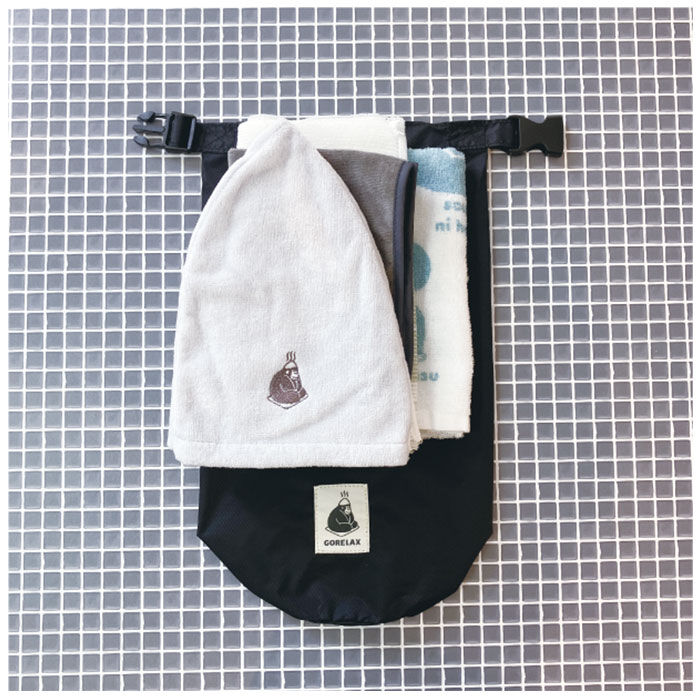 BACKYARD FAMILY「ごリラックス サウナバッグ 通販 スパバッグ サウナ バッグ メッシュバッグ 小さめ メンズ 撥水」|その他|