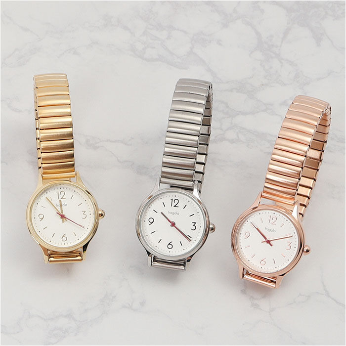 BACKYARD FAMILY「fragola フラゴラ 腕時計 レディース ジャバラ 通販 ウォッチ 時計 見やすい じゃばら」|腕時計|