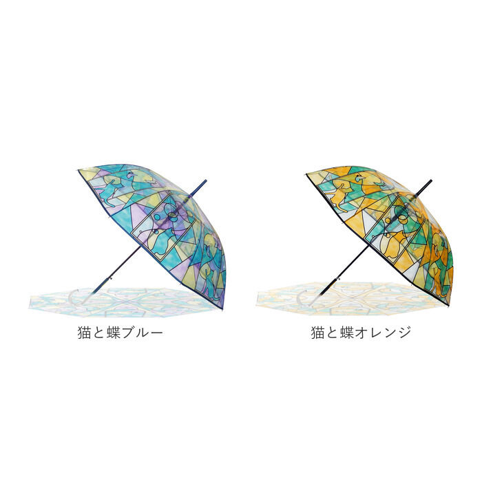 BACKYARD FAMILY「傘 レディース ジャンプ 通販 ビニール傘 ジャンプ式 おしゃれ アンシャンテ ステンドグラス傘」|傘|