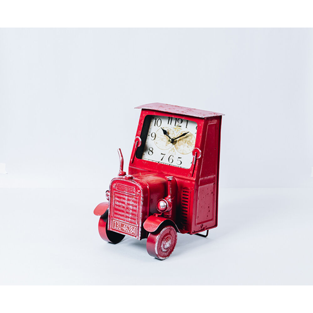 BACKYARD FAMILY「置き時計 おしゃれ 楽天 アンティークモチーフ En Fance EF-CL10 アンファンス」|クロック・置時計|レッド1