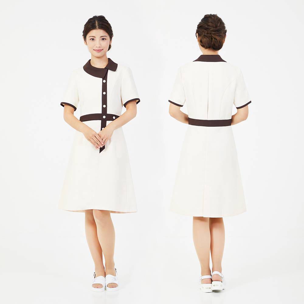 BACKYARD FAMILY「事務 ワンピース 通販 Veriella 12 事務服 エステ ユニフォーム 医療事務 制服」|ワンピース|