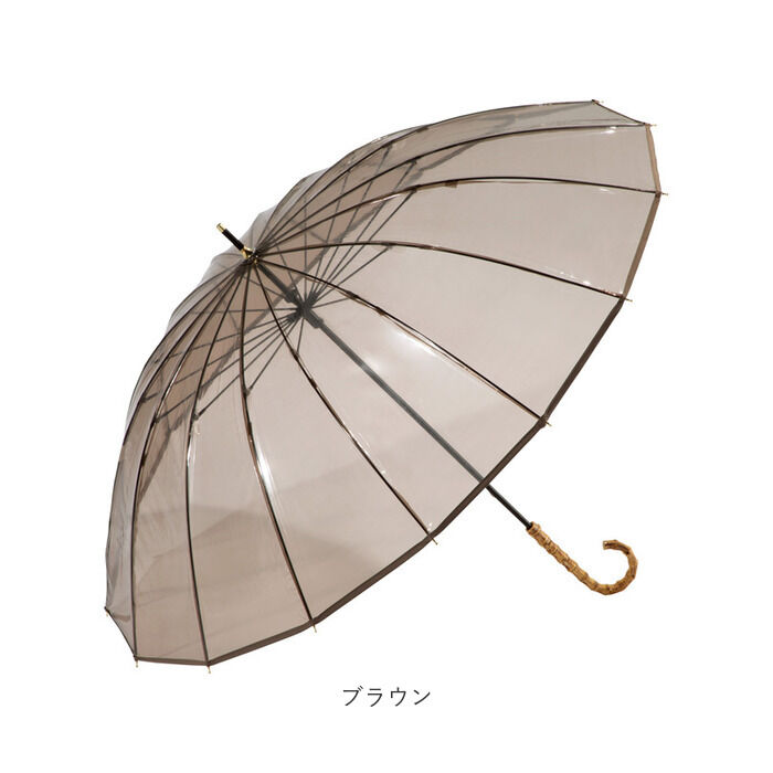 Wpc.「wpc 傘 ビニール傘 通販 レディース 透明 16本骨 長傘 雨傘 オシャレ 大人 かわいい」|傘|