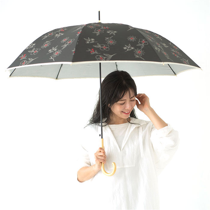 BACKYARD FAMILY「傘 レディース 大人 通販 長傘 60cm 雨晴兼用 晴雨兼用 かさ カサ 雨傘 日傘 晴雨兼用傘」|傘|