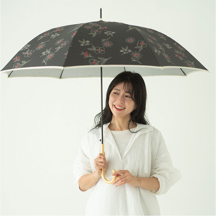 BACKYARD FAMILY「傘 レディース 大人 通販 長傘 60cm 雨晴兼用 晴雨兼用 かさ カサ 雨傘 日傘 晴雨兼用傘」|傘|