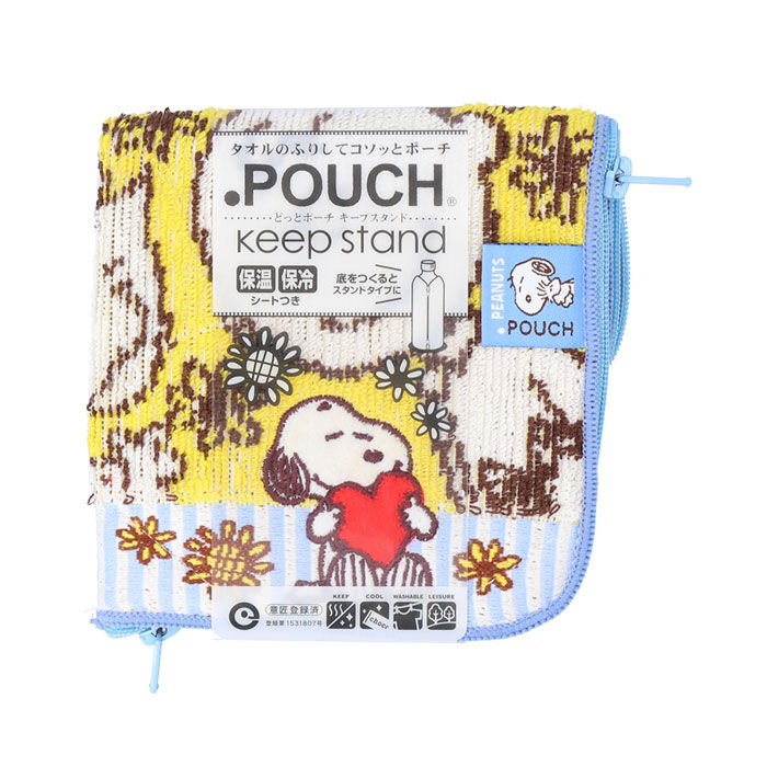 BACKYARD FAMILY「ポーチ 小物入れ 通販 どっとポーチ イニシャル タオルポーチ ミニポーチ タオルハンカチ 大人」|ポーチ|