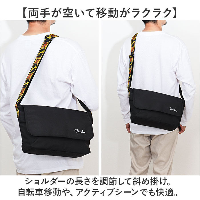 BACKYARD FAMILY「Fender フェンダー メッセンジャーバッグ 6052 通販 メッセンジャーバック」|ショルダー・メッセンジャー|