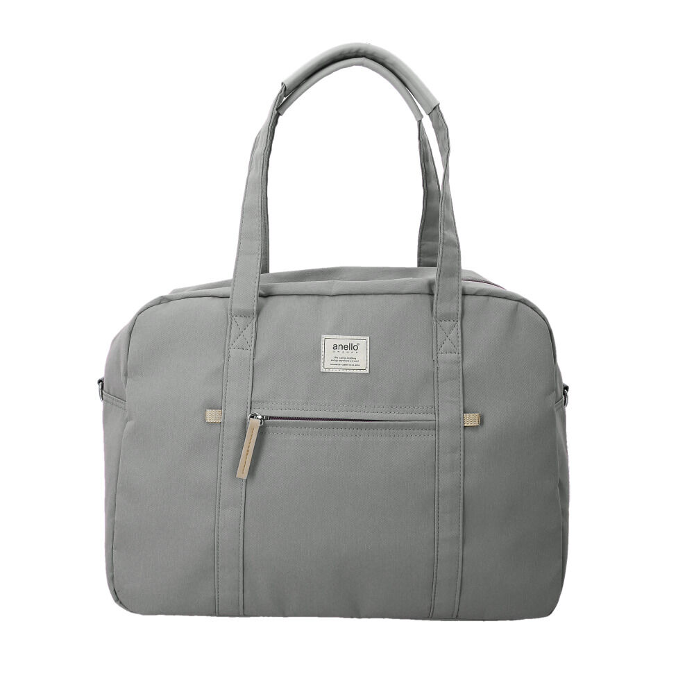 BACKYARD FAMILY「アネログランデ 2way 通販 anello GRANDE GHM0558 ショルダーバッグ」|ボストンバッグ|グレー1