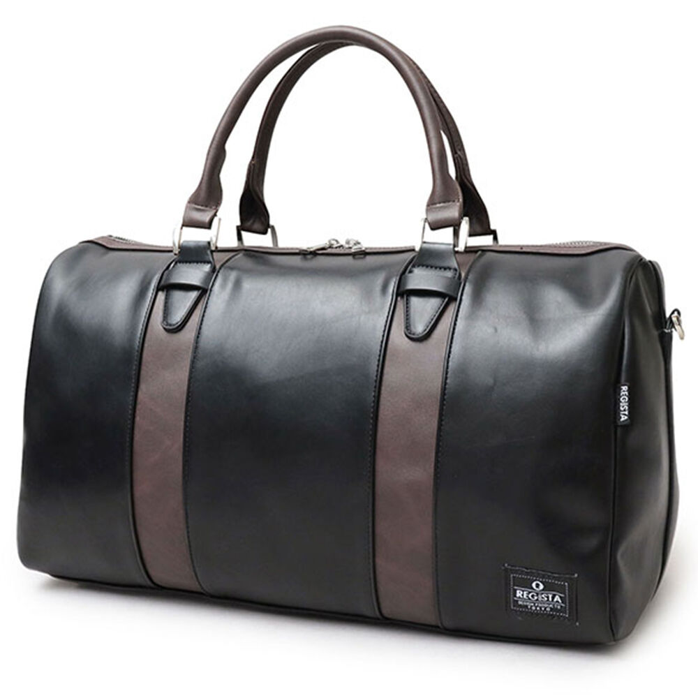 BACKYARD FAMILY「ボストンバッグ メンズ 通販 旅行 大容量 出張 ビジネス おしゃれ 合皮 puレザー」|ボストンバッグ|ブラック2