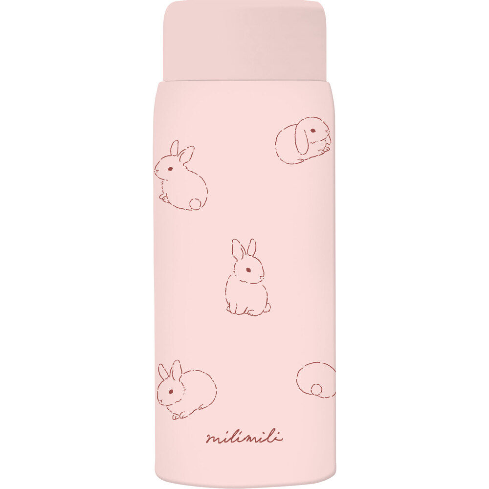 BACKYARD FAMILY「milimili(ミリミリ) 通販 ミリミリ ステンレスボトル 水筒 360ml マグボトル」|食器・キッチングッズ|ピンク3