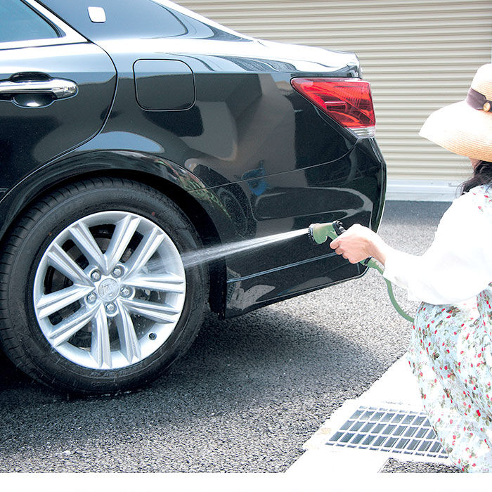 BACKYARD FAMILY「TRADE ONE トレードワン スパイラル ホース 通販 15m 水撒きホース 水まきホース」|その他|