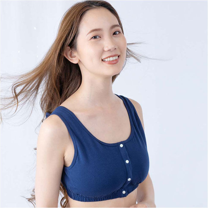 BACKYARD FAMILY「前あきブラ 前あきブラジャー ノンワイヤーブラ 通販 ナイトブラ 授乳ブラ 前あき ストレッチ」|その他|