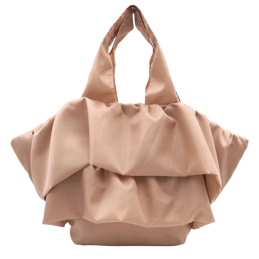 BACKYARD FAMILY「トートバッグ フリルバッグ 通販 レディース かわいい バッグ バック かばん カバン 手提げ」|トートバッグ|ピンク1