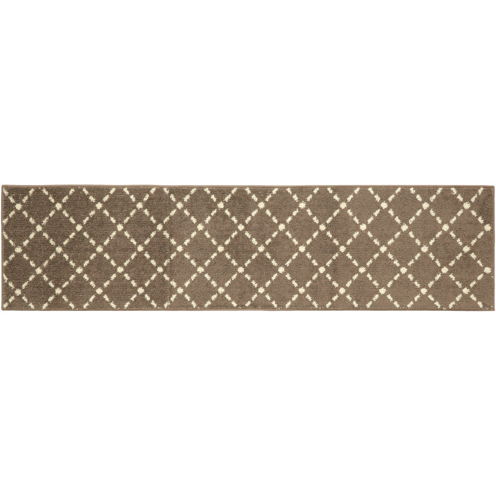 BACKYARD FAMILY「キッチンマット 180 通販 45&times;180cm マット 台所マット 洗濯機で丸洗い ズレ防止」|その他|ブラウン1