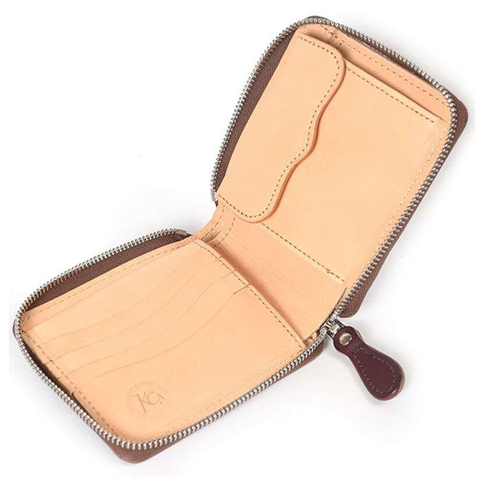 BACKYARD FAMILY「本革 二つ折り財布 メンズ 通販 日本製 ラウンドファスナー 財布 さいふ お札入れ 小銭入れ」|財布|