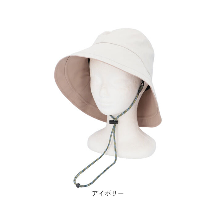 BACKYARD FAMILY「ハット レディース 通販 つば広帽子 レディースハット 日よけ帽子 女性 サイズ調整 手洗い可能」|ハット|