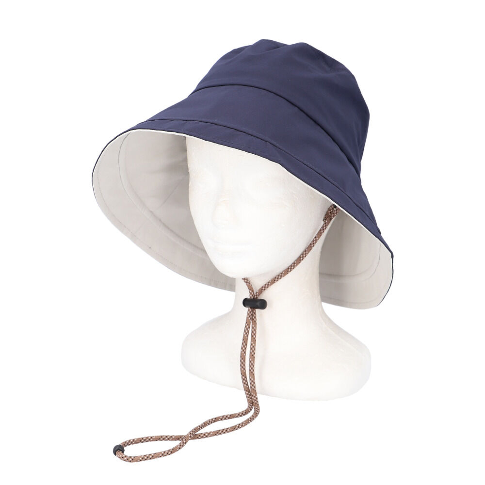 BACKYARD FAMILY「ハット レディース 通販 つば広帽子 レディースハット 日よけ帽子 女性 サイズ調整 手洗い可能」|ハット|ブルー1
