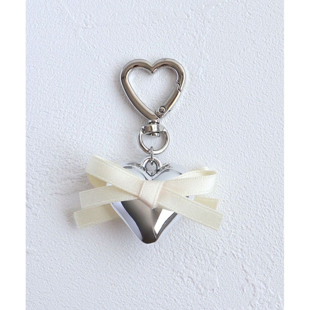 BACKYARD FAMILY「RORA キーリング 通販 ローラ ジェシカ キーホルダー キーチャーム バッグチャーム ハート型」|その他|ホワイト1