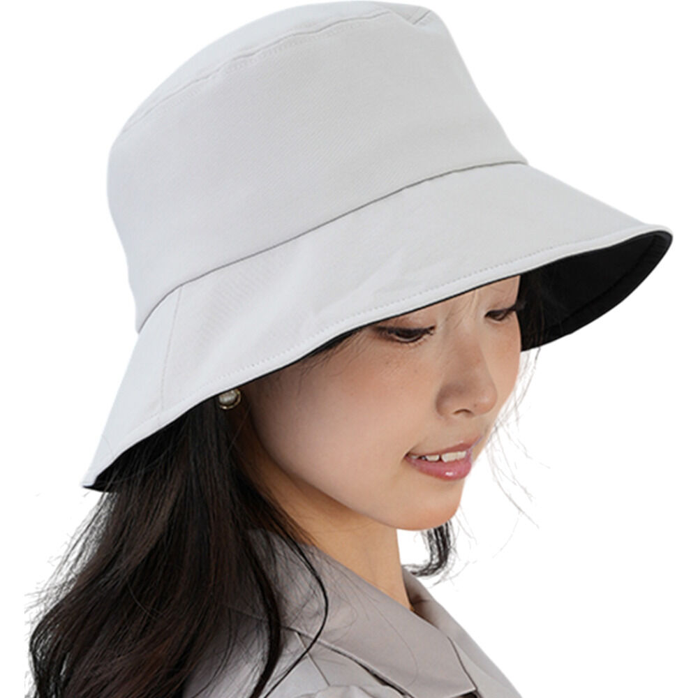 BACKYARD FAMILY「レディース 遮光 帽子 通販 KIZAWA キザワ 遮光帽子 つば広帽子 カジュアルハット」|ハット|グレー1