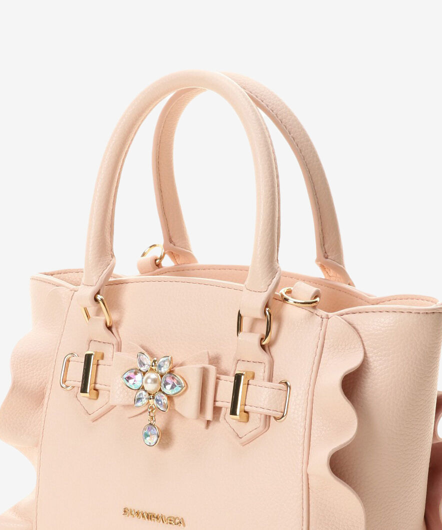 Samantha Vega「ビジューリボンフラッター(ミニ)」|ショルダー・メッセンジャー|