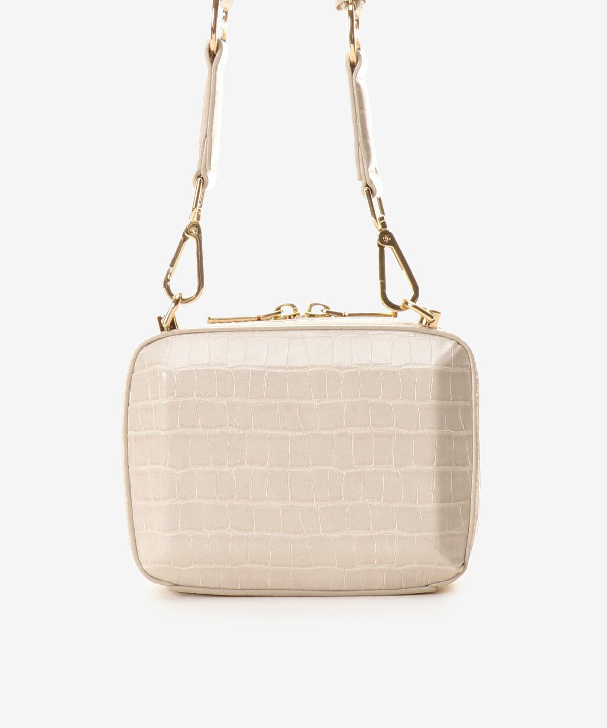 Samantha Vega「クロコ調ナノスクエアストーンショルダーバッグ」|ショルダー・メッセンジャー|