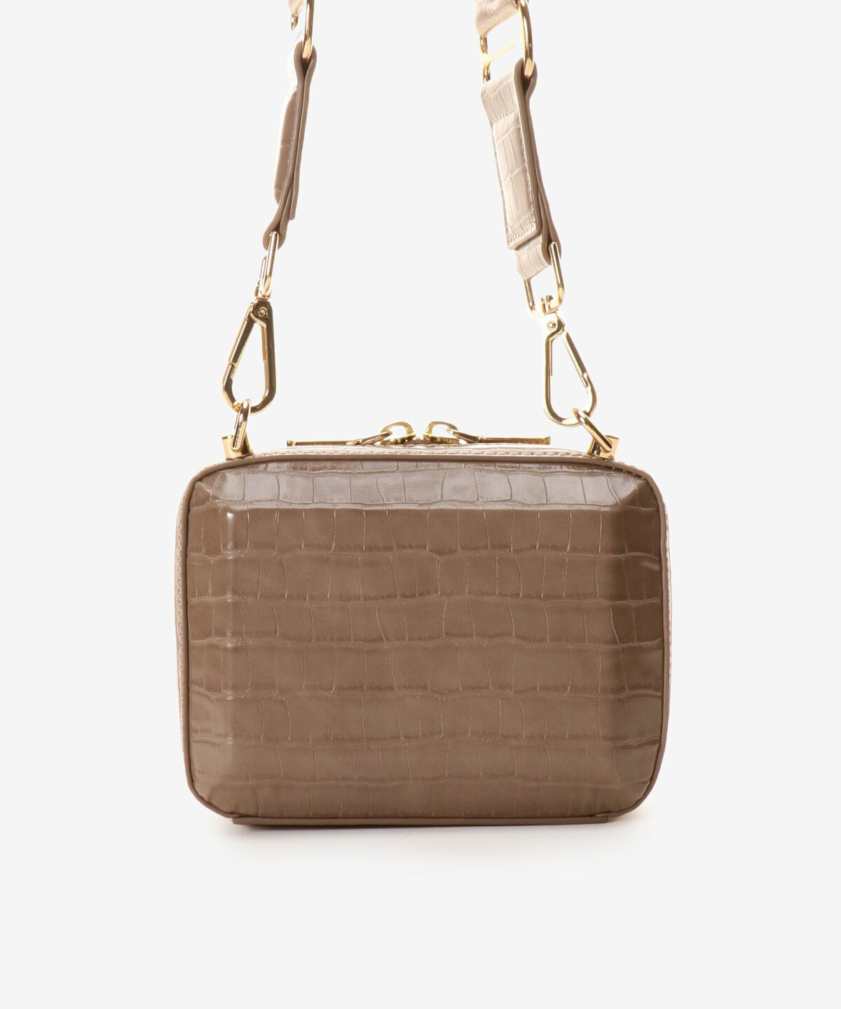 Samantha Vega「クロコ調ナノスクエアストーンショルダーバッグ」|ショルダー・メッセンジャー|
